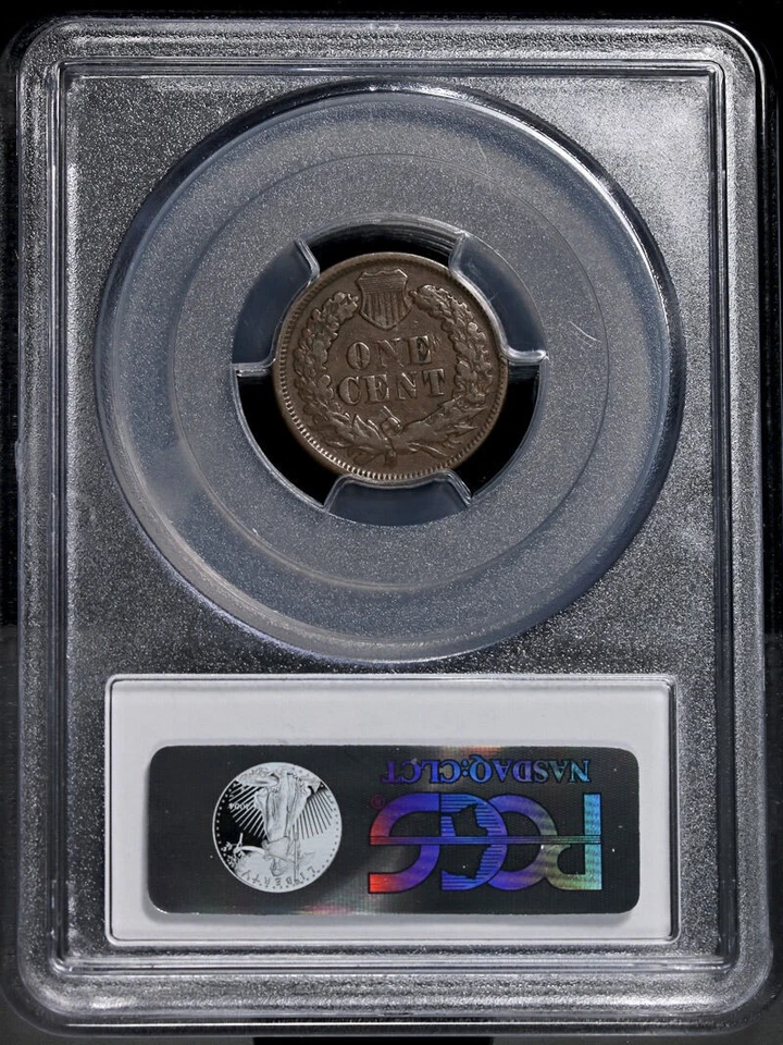 1869 Indian Cent PCGS F12 Great Eye Appeal Nice Strike - Image 4 of 4