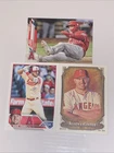 2020, 2023, 2024 Topps Baseball Mike Trout Los Angeles Angels Lot Of 3 Cards NM+