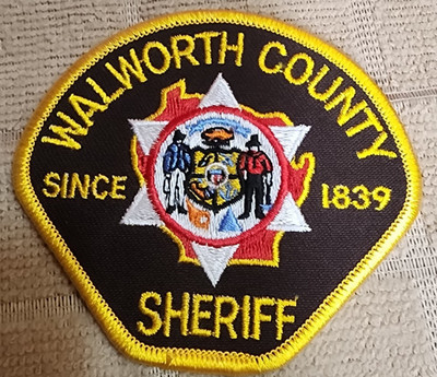 WI Walworth County Wisconsin Sherriff Department Patch(3in)