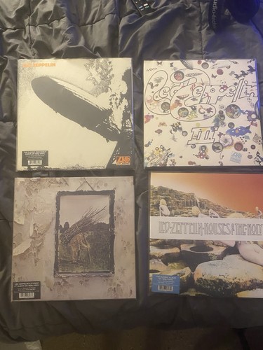 LED ZEPPELIN- Lot of 4 LPs Including 1st Album III IV Houses of The Holy VG+,NM