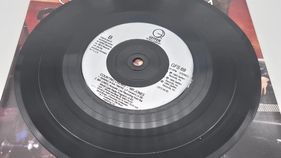 Counting Crows Mr Jones Vinyl Record - Image 4 of 4