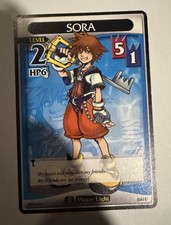 SORA Level 2 2/91U Kingdom Hearts TCG Base Set Disney Trading Card Game