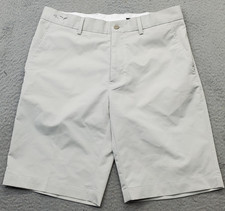 Greg Norman Golf Shorts Men 32 Tan ML75 Microlux Stretch Performance Lightweight