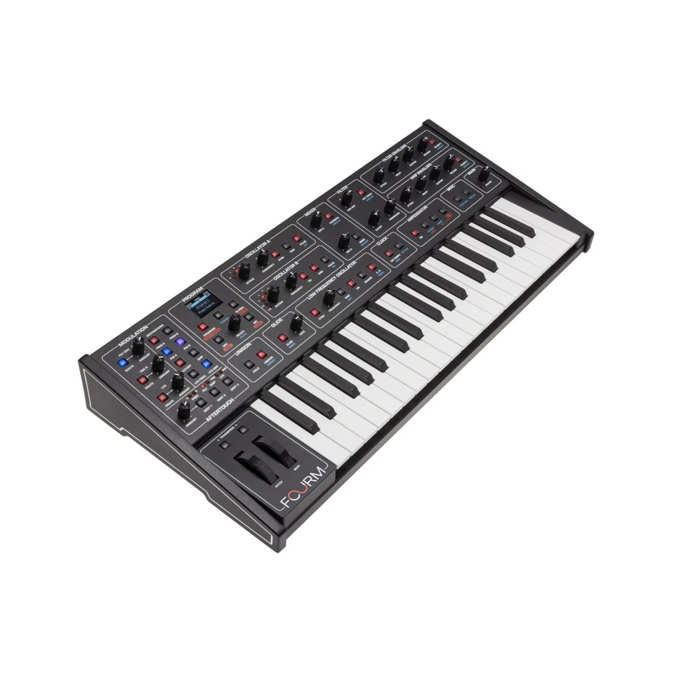 Sequential Fourm 4-Voice Analog Synthesizer with Polyphonic Aftertouch - Image 4 of 4