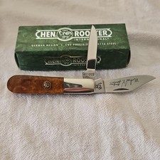 Hen & Rooster Michael Prater 2 Blade Barlow Folding Knife Copper Corelon Handle