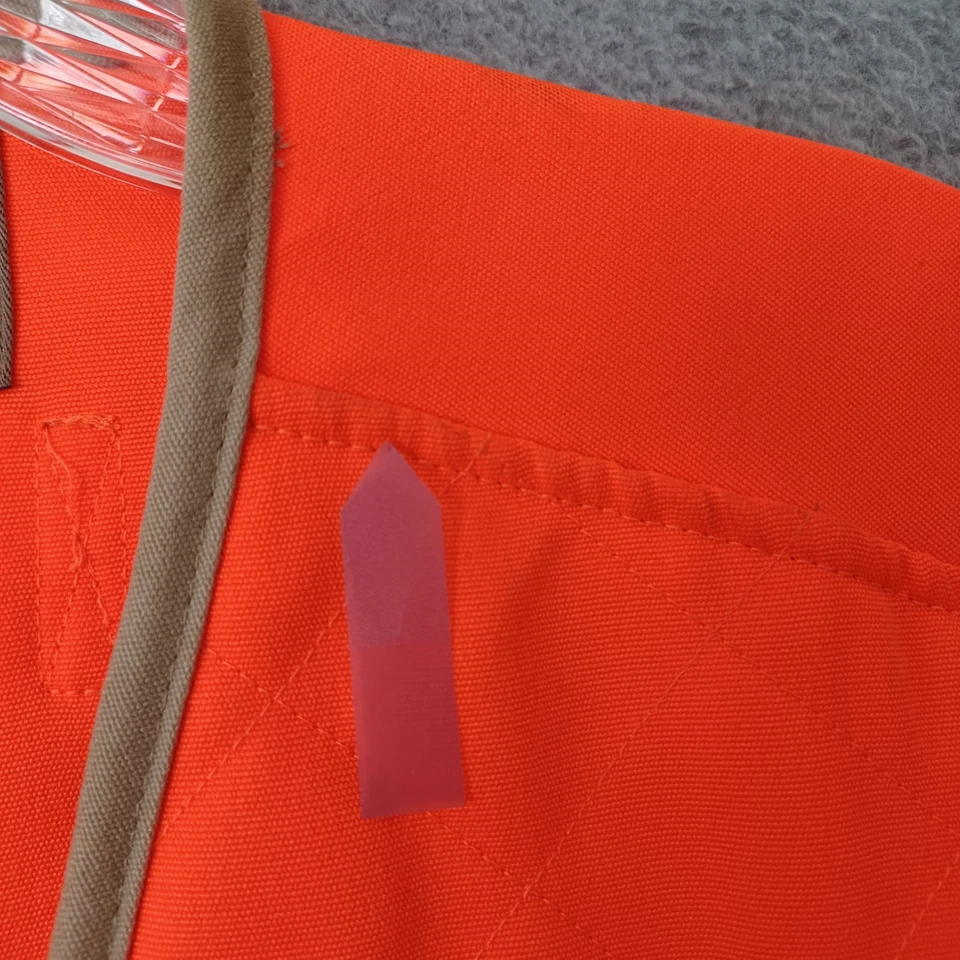 Game Winner Gear Vest Adults One Size Brown Orange Outdoor Fishing Casual Vest - Image 3 of 4