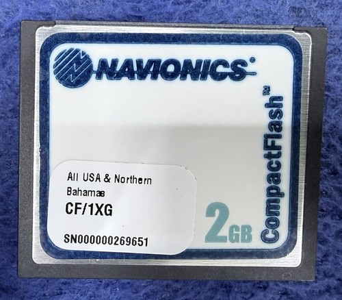 Navionics Gold CF/1XG All USA & Northern Bahamas 2011 Compact Flash Chart Card