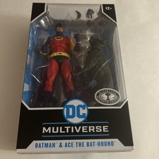 Mcfarlane Toys DC Multiverse Batman and Ace the Bat-Hound PLATINUM EDITION New
