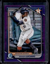 Waner Luciano 2024 Bowman Chrome #BCP-208 Purple Refractor /250