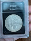 1923 P Peace Silver Dollar VG Very Good Bradford Exchange