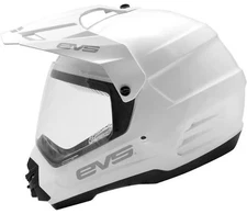EVS Visor for T5 Dual Sport Venture Helmets - White Motorcycle DSHE18VS-VSW