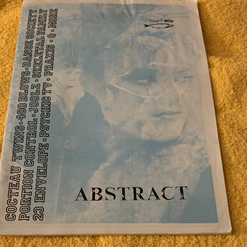ABSTRACT Magazine Issue #3 (1984) Illustrated English Music Records