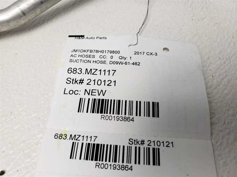 Mazda CX-3 2016-2021 AC línea de manguera lateral baja de succión OEM D09W-61-462 Foto 4 de 4