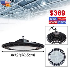 300 Watt Led High Bay Lights 30000Lm Garage Factory Commercial Lighting Fixture