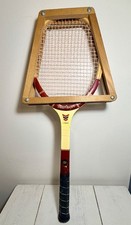 Vintage MacGregor "Jr. Member" Wooden Tennis Racket with Wooden Press