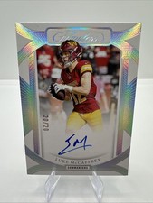 2024 PANINI FLAWLESS ROOKIE FRAME SIGNATURES RFS-LMY LUKE McCAFFREY SILVER 20/20