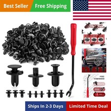 120Pcs Fender Liner Push-Type Retainer Clip Fastener Compatible with Hyundai ...