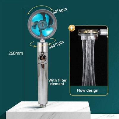 #ad Shower High Pressure Head Water Saving Adjustable with Modes Handheld Spray $7.10