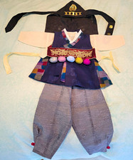 1 Year Birthday Boys Korean Hanbok Doljanchi