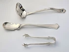 (3) Wallace WASHINGTON Assoerted Sterling Silver Serving Pieces - NO MONO