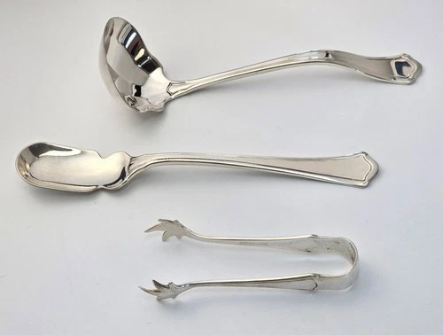 (3) Wallace WASHINGTON Assoerted Sterling Silver Serving Pieces - NO MONO