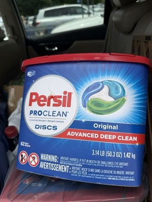 Persil 62 Discs Pods Advanced Deep Clean Fresh Scent