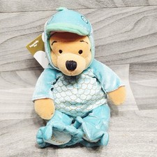 Disney Store Winnie the Pooh Pisces 8in Zodiac Bean Bag Plush 2001 w/Tags