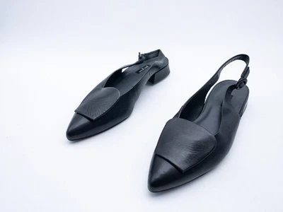 Paul Green Escarpins Femme Slingback Cuir Noir Taille 41 EU Art 41443-98 - Photo 1/4