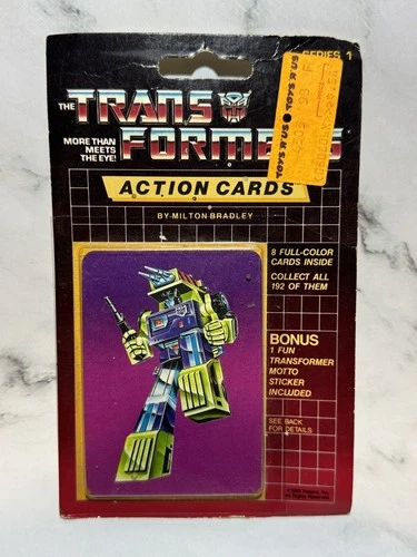 Transformers Action Cards Series 1 G1 (1985, Milton Bradley) Sealed New