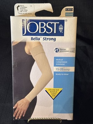 Jobst Bella Lite, Silicone Dot Band , Arm Sleeve, 15-20mmHg (Size: S) Beige