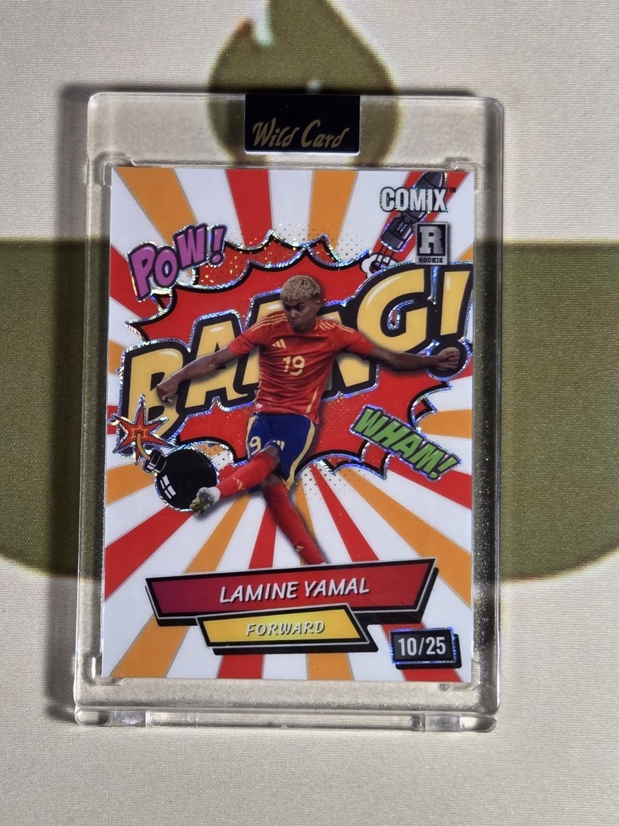 2024 Wild Card Alumination Lamine Yamal 10/25 Rookie 🔥 Comix | eBay