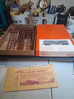 Detail Associates HO 48'' Wood Extended Sugar Beet Gondola Southern Pacific  Kit