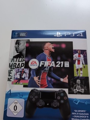 Sony Playstation Dualshock 4 Controller - Jet Black Inkl. FIFA 21 Neu Und OVP