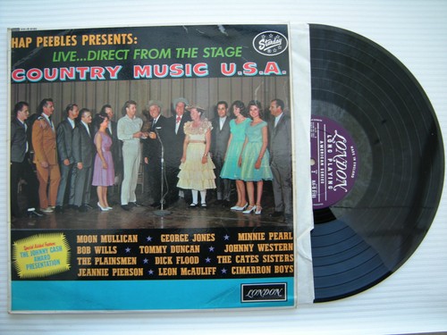 Hap Peebles Presents, Country Music U.S.A, HA-B-8185 VG Condition Very RARE LP
