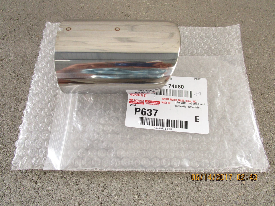09 - 11 LEXUS GS350 GS450H GS460 STAINLESS STEEL EXHAUST TIP BRAND NEW - Image 3 of 4
