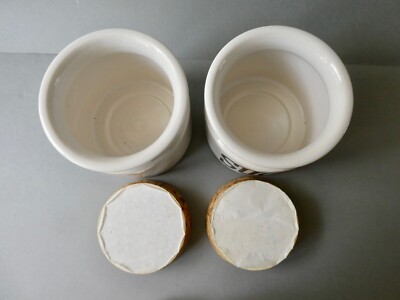 Grands Pots à Café Et Sucre Spectrum England - Vintage Années 70, Céramique Blanche