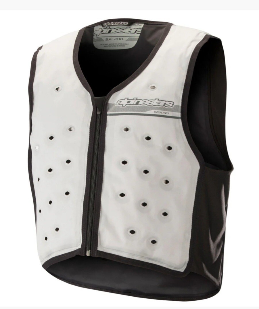 Alpinestars Light Gray Dark Gray Ventilated Moto Cooling