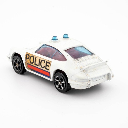 Vintage Corgi Juniors #37 PORSCHE CARRERA Police Red Interior Ex. Diecast Model - Picture 4 of 8