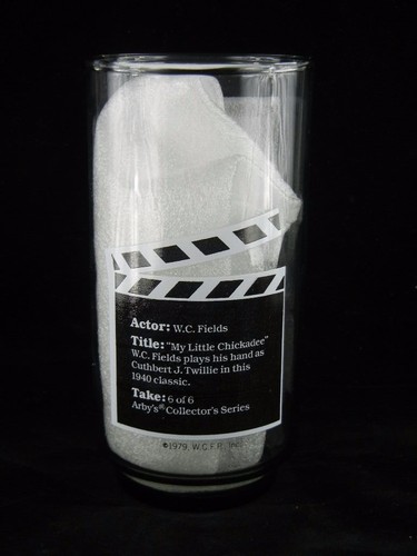 Vintage 1979 Arby's Collector Drinking Glass W. C. Fields - Picture 2 of 2