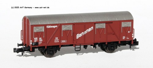 Brawa N 67804 Kühlwagen für Bananen Tnoms 59 der DB Ep.III NEU OVP | Condition: Neu