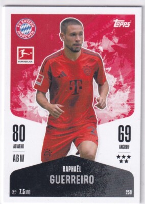 Topps Match Attax Bundesliga 24/25 Karte Nr. 259 Raphael Guerreiro