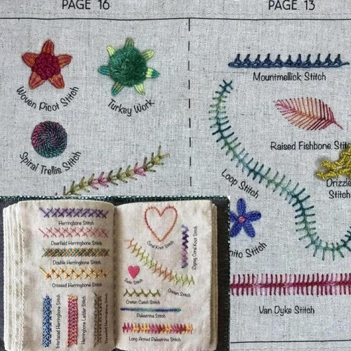 2PC DIY For Stitch Book Embroidery Sewing Book Essentials - Picture 6 of 17