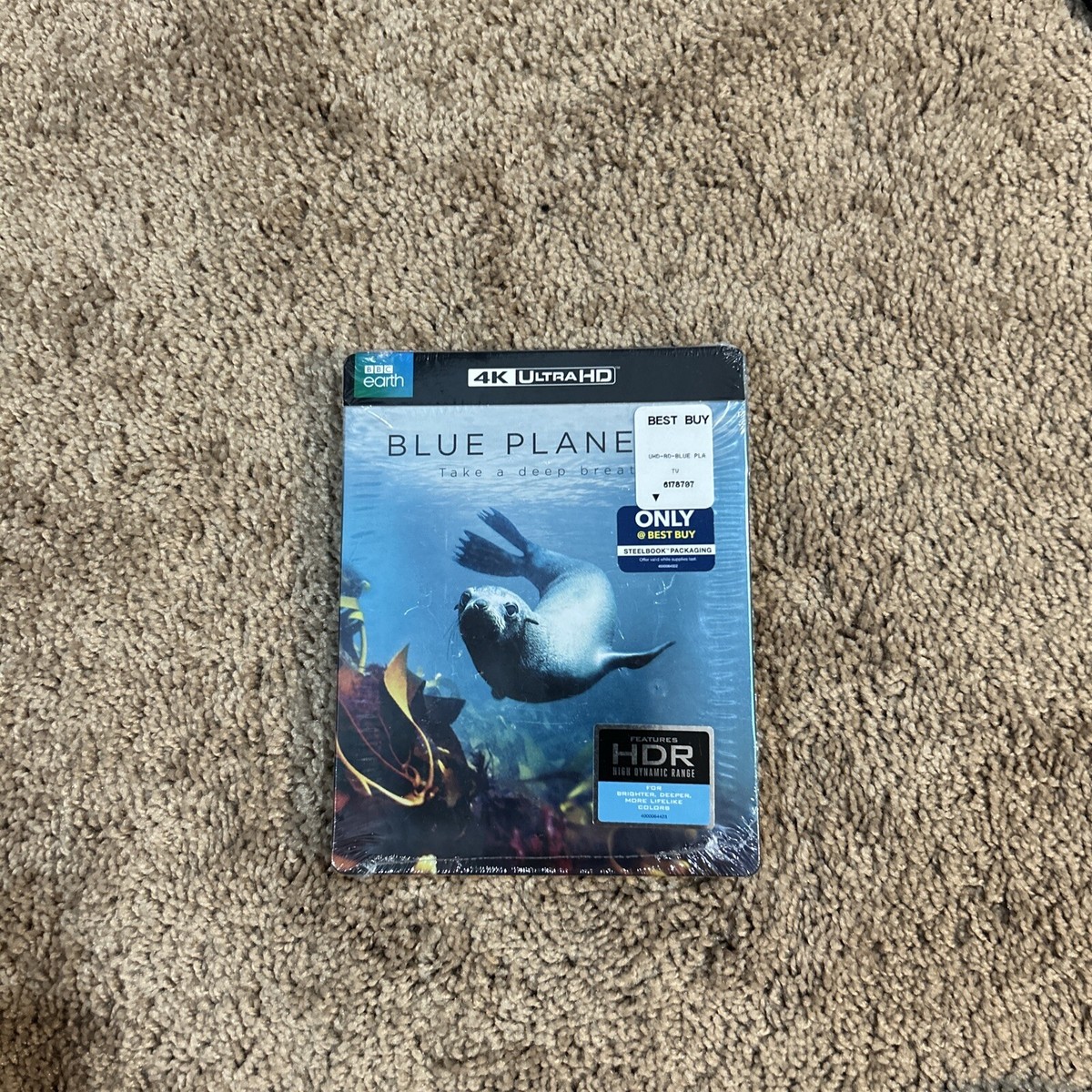 Blue Planet II (DVD, 2018, SteelBook 4K Ultra HD Blu-ray Only Best