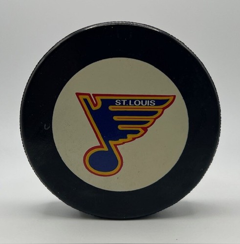 St. Louis Blues Official Game Puck NHL InGlasCo Late 1980's Early 1990's #1