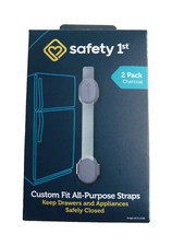 Safety 1st Custom Fit All Purpose Straps 2 Pack Charcoal Child Safety Appliances