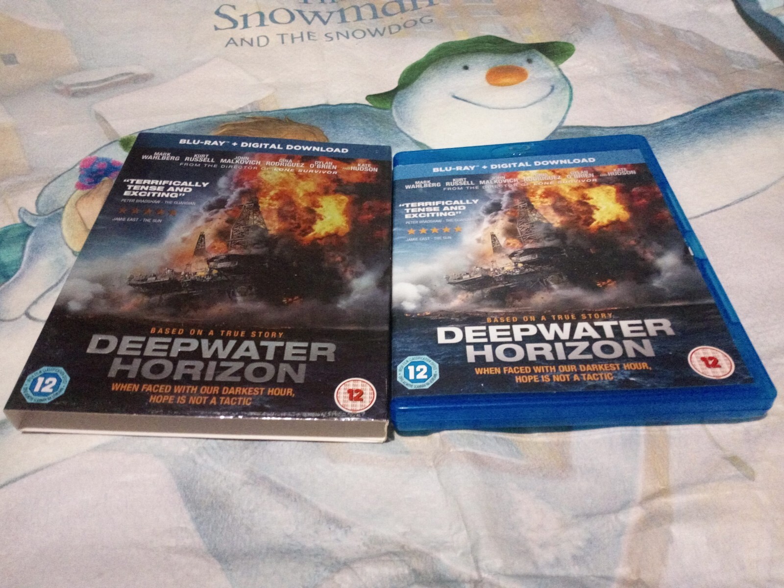 Deepwater Horizon Mark Wahlberg 2017 Blu-ray. No uv codes