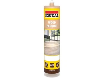 Soudal Parquet & Timber Laminate Flexible Joint Sealant, Medium Oak 290ml