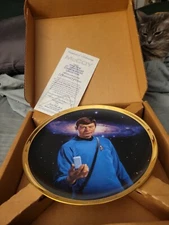 DR LEONARD MCCOY Star Trek 25th Anniversary Commemorative Plate Hamilton w/ COA