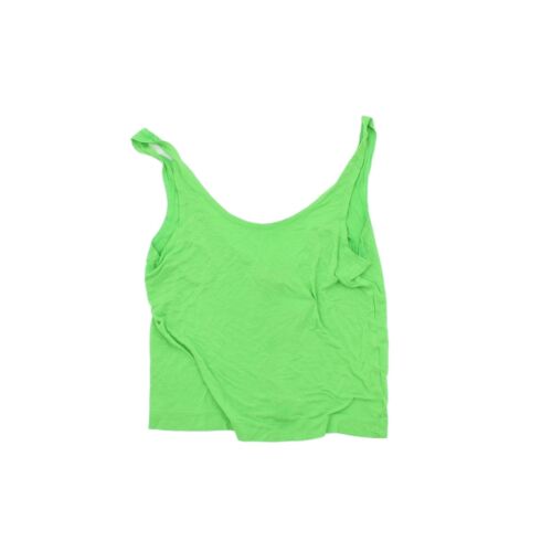 Dr Denim Women's T-Shirt XS Green 100% Viscose Sleeveless Basic - Afbeelding 1 van 5
