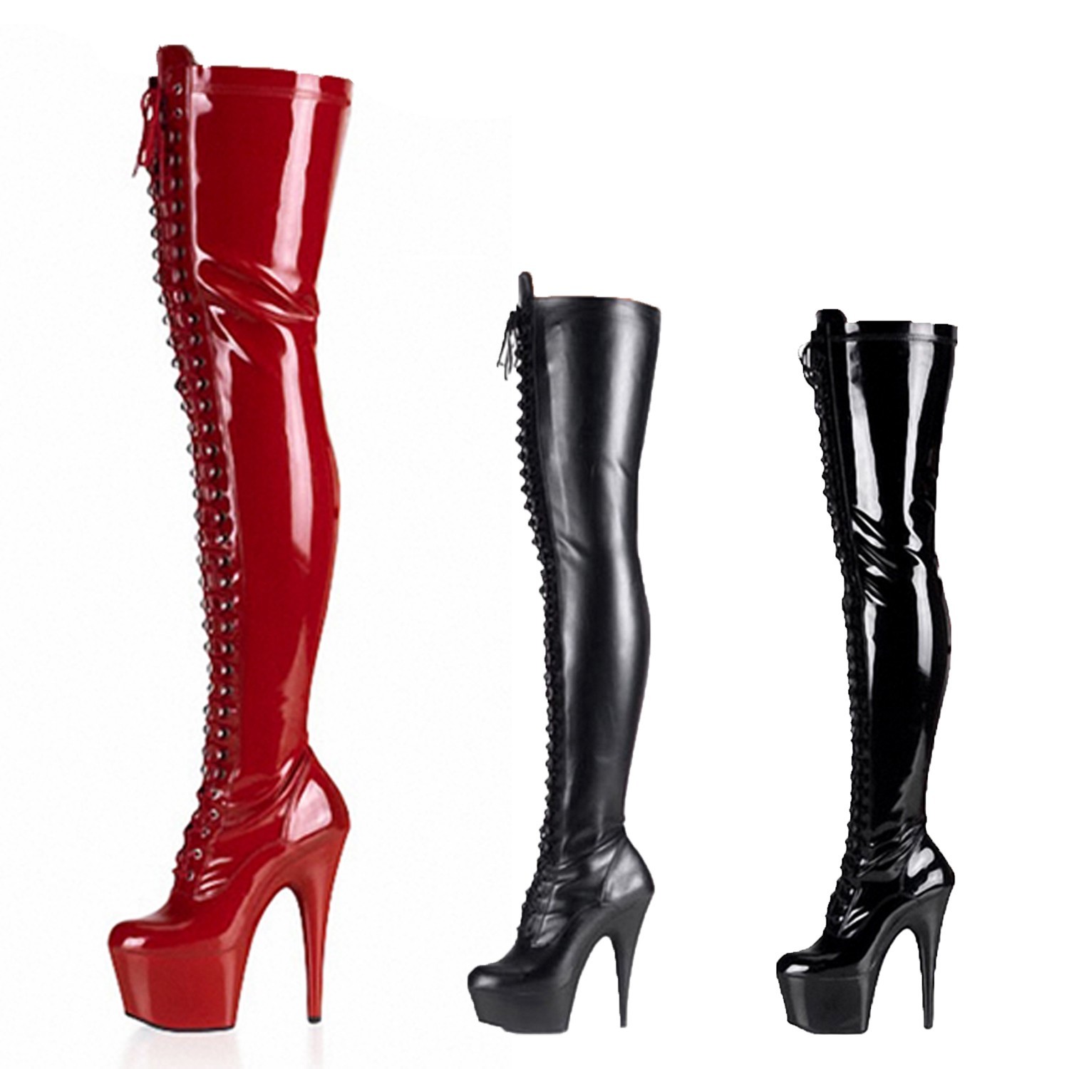 Elegant Fetish Boots Without Platform Are Still Available